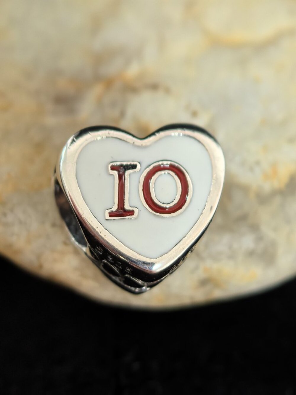 Pandora Ohio Exclusive Travel Heart Charm Pendant, S925 Silver (Women's)